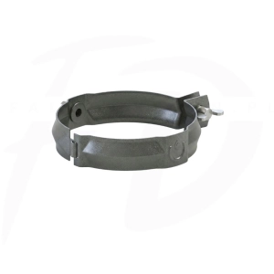 Obejma rury spustowej stalowa ⌀ 100 firmy KROP kolor antracyt metaliczny